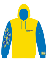 Load image into Gallery viewer, EXTRA ORDER Community Games 2023 Hoodie - Indoor Teams, Cross Country, Marathon &amp; Cycling on Grass (May 27th &amp; 28th Names)