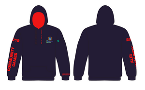 Hoodie with May Festival 2019 names from EG010, 10 Acres, Marathon and Duathlon